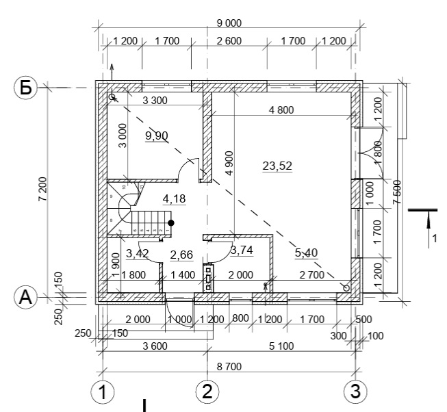 Дом двухэтажный  до 130м2 превью